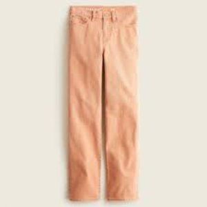 NWOT J. Crew High-rise Classic Straight Jean in Rosebud Wash